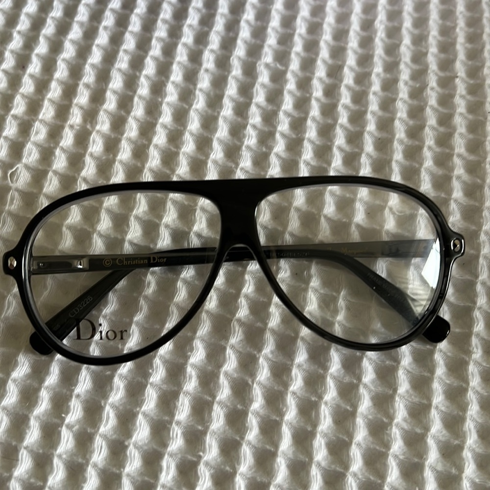 Authentic Christian Dior clear glasses